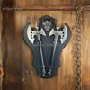 Väggklistermärken DHL Antik imitation Ax Knight Armor Shield Bar El Home Decoration 230928