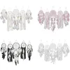 Wall Stickers Macrame Dream Catchers 5 Pieces White Boho Hanging Catcher Baby Shower Decorations For Home Decoration 230928
