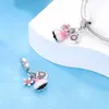 Für Frauen Charms Sterling Silber Perlen Handkette Halskette Anhänger Schmuck