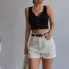 Dames t shirts 2023 sexy zomer strandtanks ruches crop top mouwloze buis y2k tops vrouwen vrouwelijk camis streetwear g2712