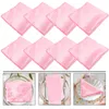 Table Napkin 8 Pcs Wedding Napkins Washable Satin Fabric Party Dinner Cloth Soft Reusable