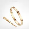 bracciale gioielli in oro Bracciali in acciaio al titanio argento per regalo per donna e uomo2556