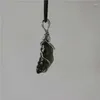 Pendant Necklaces A Natural Moldavite Green Aerolites Crystal Falling Stone Energy Apotropaic 4g-6g/ Pcs Free Rope Necklace