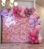 Decorative Flowers 40x60cm Artificial Wall Panel Lower Backdrop Faux Roses For Party Wedding Bridal Shower Outdoor Decoration