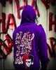 Herrtröjor tröjor y2k blixtlås hoodie harajuku hip hop gotham clowns grafiska tryck överdimensionerade hoodie tröja män gotisk jacka toppar streetwear 230928