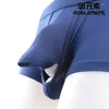 Cuecas 110kg tamanho grande boxers pênis bolso cueca correndo shorts homens