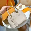 2023 Alma BB 25 cm Frauen Designer Umhängetaschen Einkaufstasche Kette Messenger Leder Handtaschen Shell Geldbörse Geldbörse Kosmetik Geldbörse Umhängetasche M7803