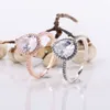 Rings Pandorara Designer Luxury Fashion Women White Copper Pigeon Egg Ring Creative Water Drop Ring S925 Tear Drop Ring