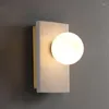 Lampa ścienna Postmodern marmurowy luksusowy estetyczny estetyczny loft Light Gaming Room łazienka lampe murale mieszka