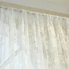 Curtain White lace tulle Curtains sheer for living room bedroom window European curtain drapes 230928