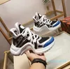 High quality Mens Womens Casual Dad Shoes Sneakers Beautiful Platform Arch Walking Leather Shoe Patchwork Dress Tennis Sneaker Chaussures 155
