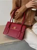 Borse da sera Borsa a tracolla singola moda solida per le donne 2023 Borse e borsette sotto le ascelle di lusso con manico superiore Shopper in pelle da donna