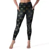 Active Pants Dancing Skeleton Leggings Halloween Push Up Yoga Eesthetic Stretch Lagging Lady Design Fitness Sports Tights