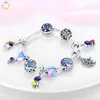 Dla kobiet Charms Sterling Srebrne koraliki Gwiezdne Sky Series Lucky Beads