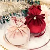 Gift Wrap 10pcs Velvet Drawstring Bags Chocolate Candy Bag Baby Shower Packaging Jewelry Wedding