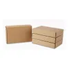 10pcs الكثير من الورق البني Kraft Box Post Craft Pack Boxes Backaging Stage