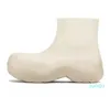 Women Boots Platform Platform Pvc Boot Ruxury Rubber Right