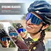 Óculos ao ar livre polarizado MTB Homens Outdoor Mountain Cycling Goggles Mulheres Bicicleta Eyewear Road Bike Proteção Óculos Windproof Sport Sunglasses 230928