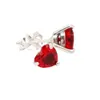 Boucles d'oreilles Panda Designer Luxe Mode Femmes 2023 Nouvelle Mode 925 Argent Sterling Polyvalent Hip Hop Brillant Coeur Grand Rouge Boucles D'oreilles Petits Bijoux De Fraise