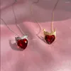 Anhänger Halsketten Scarlet Witch Crown Halskette für Frauen Mädchen Mode Geek Schmuck Accessoires versilbert inspiriertes Geschenk Sie