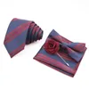 Fliegen Herren Klassische Polyester Bowtie Brosche Set Krawatten Anzug Mode Für Bräutigam Business Hochzeit Party Zubehör Geschenke