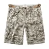 Shorts pour hommes Summer Cargo Style militaire Camouflage tactique Multi Pocket Mode Casual Course en plein air