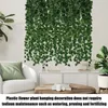 Decorative Flowers Fake Plants Overhang Faux Leaves Indoor Realistic Greenery Ivy Vine Decoration For Home Room Garden Wedding Outside