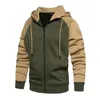 Herenjassen 2024 Herfst En Winter Trui Met Capuchon Vest Europese Maat Casual Rits Jas Mode Losse Geborstelde Mannelijke Top