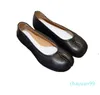 Kleid SCHUHE Designer Ballettschuhe Frühling Herbst 100 % Schaffell superweiche Damen Flache Eierrolle Bootsschuh Damen Leder Lazy Dance Loafers Große Größe 34-42