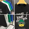 Erkek Tişörtler Lüks Tasarımcı Erkek Tişört Boyun Yaz Kısa Kollu Karikatür Anime T-Shirt Şehir Tarzı Erkek Moda Standart Marka Ücretsiz Gemi 4xbj