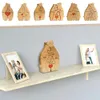 Objets décoratifs Figurines en bois personnalisé ours famille thème art puzzle bricolage nom bureau ornement maison déco cadeau personnalisé pour 230928