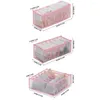 Förvaringslådor strumpor underkläder Box Drawer Type Partition Bra Case Clothing Container Garderob Organiser 6 Grid 7 11