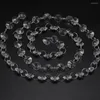 Gordijn Clear 1M DIY Garland Diamond Rijn Regging -Rijn Acryl Crystal Bead Wedding Party Decor kralen