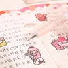 PCS/LOT 0,5 mm Kawaii Little Brown Bear Mechanical Gel Pens School Office Pismo Supplies Nagrody dla dzieci