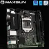 MAXSUN Komplett neues Motherboard Challenger H510ITX Intel 10 11 LGA1200 DDR4 Speichersteckplätze Rams M.2 SATA3.0 Mainboard für Desktop
