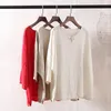 Women's Blouses Shanghai Story Women's Linen Jacquard Top Casual Loose Solid Tops