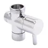 Bathroom Sink Faucets Brass 3-Ways Shower Head T-adapter Diverter Valve Toilet Sprayer Faucet Accessory Part