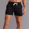 Herren -Shorts Männer Baumwolle Weiß Running Sport Homme Gym Basketball Jogger Elastic Casual Streetwear Männliche Kleidung