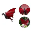 Decorative Figurines Handmade Window Hanging Stained Dragon Suncatcher Glass Home Decor Vintage Satin Ball Christmas Ornaments