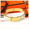 H Armband Lock 18K Gold Bangle Armband f￶r sina billiga herrarmar Bettelarmband Guldguldf￤rg Bangles Designer Braclet Pulsera de Oro Hombre Bracciale i Uomo
