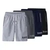 Mäns shorts i män mode märke boardshorts andningsbara manliga avslappnade bekväma plus size fitness mens bodybuilding