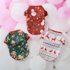 Dog Apparel Christmas Clothes Cartoon Pet Sweater Puppy Small Poodle Cat Autumn And Winter Costume For Chihuahua