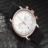 Modemerk kijkt naar mannen multifunction style lederen kwarts pols horloge ar46267p