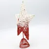 Kerstdecoraties verbeteren de sfeer opvallende kleurrijke LED Tree Top Star gloeiend ornament voor thuis