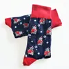 Мужские носки Peonfly Men Men Christmas Happy Funny Cartoon Scarf медведь снежинки милые повседневные хараджуку хип -хоп скейт вентиляция хлопка носка