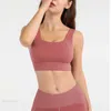 Lu lu lemens mulheres yoga wear roupa interior de fitness ao ar livre correndo elástico à prova de choque bela volta yoga esteira sutiã esportivo bom topo