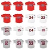 QQQ8 Air01 2004 Retro Manny Ramirez Jersey 2007 David 34 Ortiz 15 Dustin Pedroia 33 Jason Varitek 10 Coco Crisp Red White Grey Vintage Baseball Jerseys