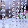 Curtain Clear 1m DIY Garland Diamond Rhinestone Acrylic Crystal Bead Wedding Party Decor Beaded