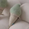 Travesseiro elegante de pelúcia de brinquedo de pelúcia de sorvete para dormir em forma de sorvete de sono confortável e amplo abraçando para casa