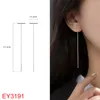 Pendientes de tuerca INZAReal Plata de Ley 925 circón corazón Luna estrella redonda cadena larga borla 14K para mujer joyería fina de moda